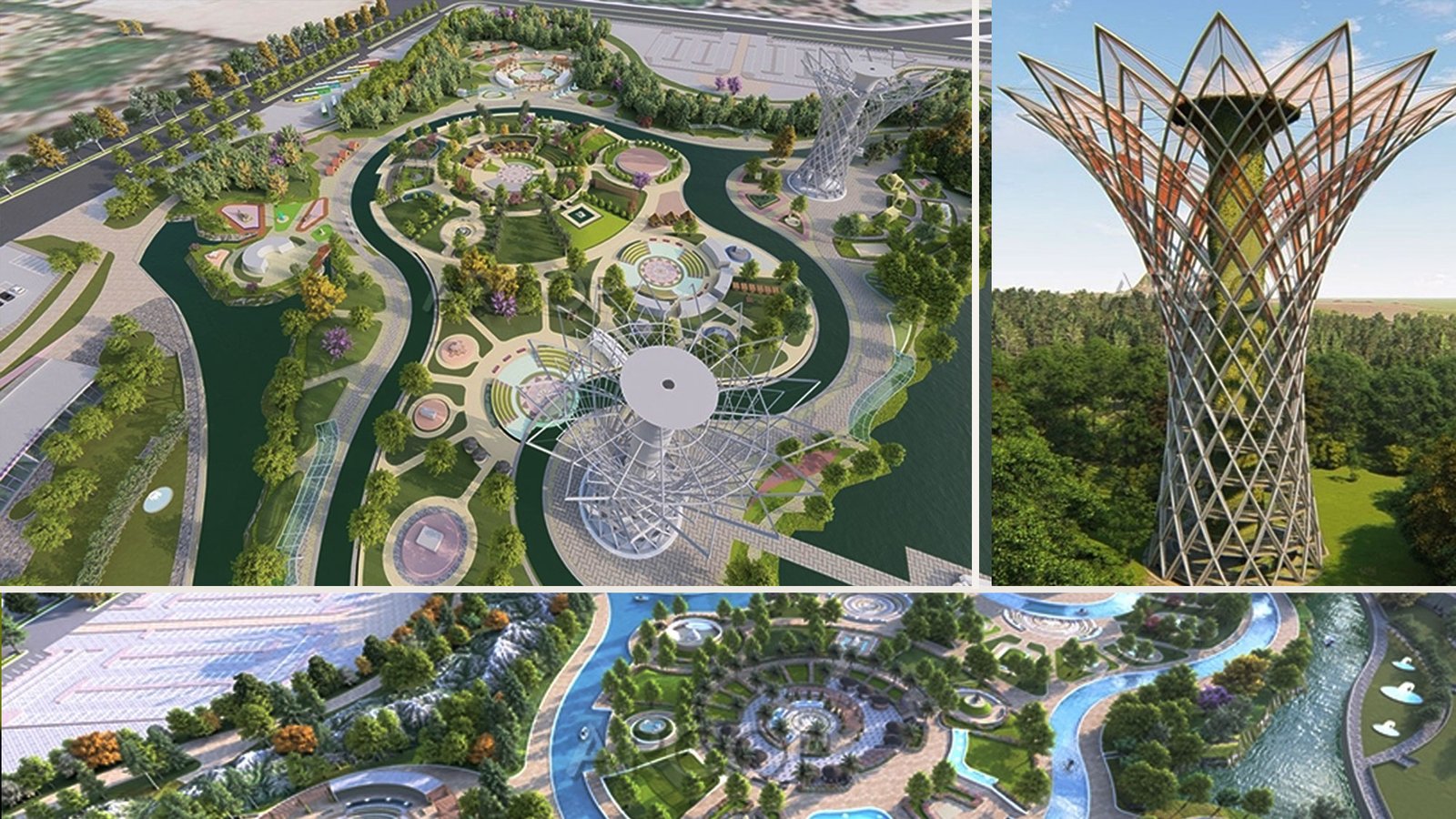 Bharat Vandana Park and surrounding development near The Omaxe State Dwarka